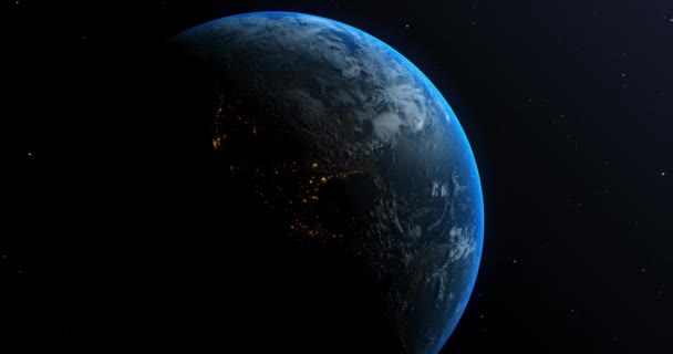 Planet Earth Cinematic Animation — Stock video