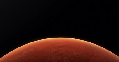 Mars Gezegeni 3 boyutlu sinematik animasyon. 01