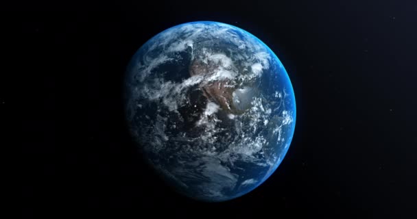 Planet Earth Cinematic Animation — Stok Video