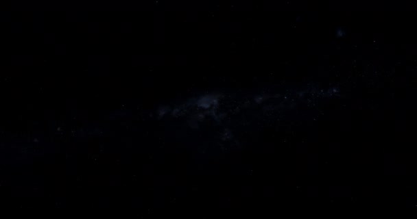 电影3D空间与银河 — 图库视频影像