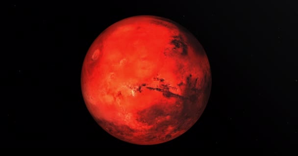 火星行星3D电影动画 — 图库视频影像