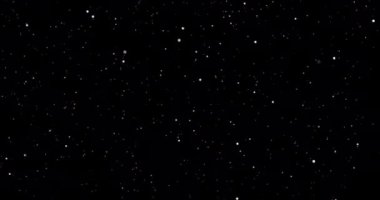 Noktalar Saydam Arkaplanda Ekrana İlerliyor. Döngülü.