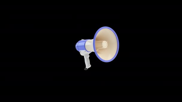 Megaphone Bleu Canal Alpha — Video