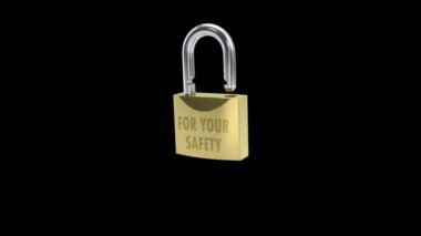 PADLOCK Güvendesin, Alfa Kanalı.