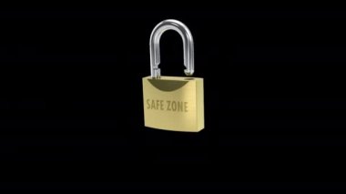 PADLOCK Güvenli Bölge, Alfa Kanalı.