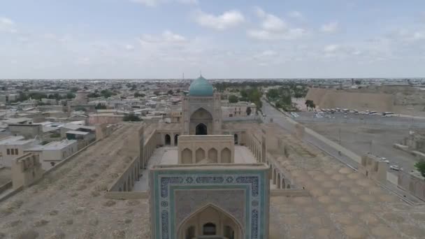 Historical Mir Arab Kalyan Madrasa Complex Historical City Bukhara Uzbekistan — Stockvideo