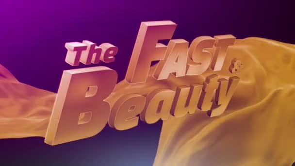 Fast Beauty Animation 422 Prores — Vídeo de Stock