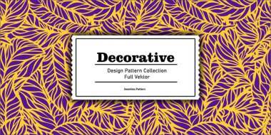 desenli vektör şablonu duvar kağıdı arkaplan tasarımı