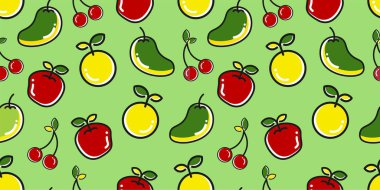 meyve koleksiyonları arkaplan grafik vektörü Flockedesign