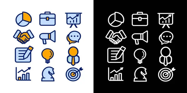 business icons collection flockedesign