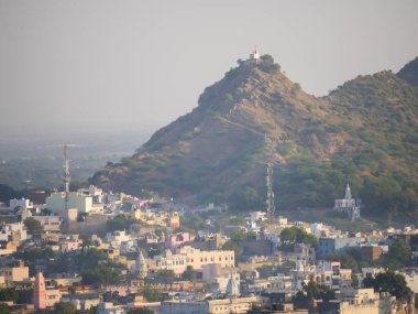 Pushkar Şehri Dağdan Hava Görüntüsü