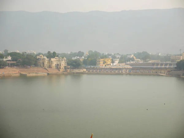 Pushkar Rajasthan Indie Listopadu 2021 Pushkar Jezero Nebo Pushkar Jhil — Stock fotografie