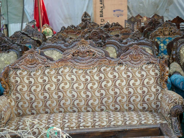 Pushkar Rajasthan India November 2019 Display Sofa Sell Store Antique — ストック写真