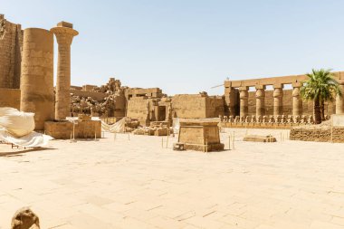 Karnak Tapınağı. Luxor, Mısır Yüksek Kaliteli Fotoğraf