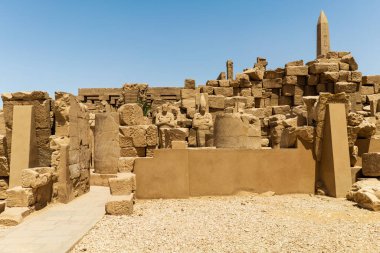 Karnak Tapınağı. Luxor, Mısır Yüksek Kaliteli Fotoğraf
