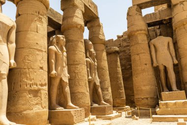 Karnak Tapınağı. Luxor, Mısır Yüksek Kaliteli Fotoğraf