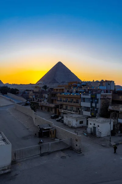 Pyramiden Von Gizeh Ägypten Hochwertiges Foto — Stockfoto