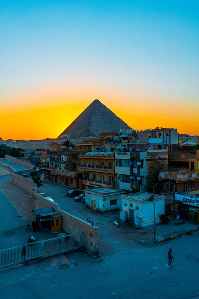 Pyramiden Von Gizeh Ägypten Hochwertiges Foto — Stockfoto