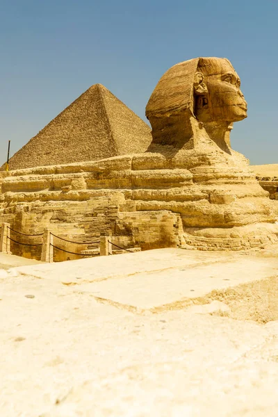 Sfinks Giza Egipt Wysokiej Jakości Zdjęcie — Zdjęcie stockowe