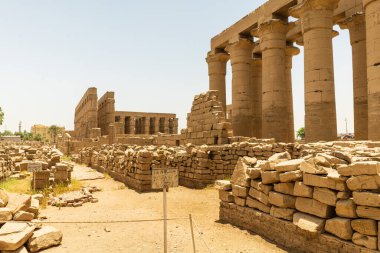 Karnak Tapınağı. Luxor, Mısır Yüksek Kaliteli Fotoğraf