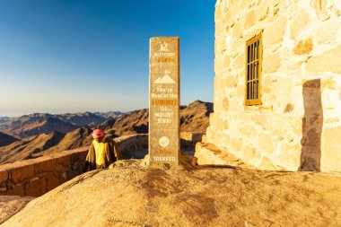 Mt. Sina Mısır. Yüksek kalite fotoğraf