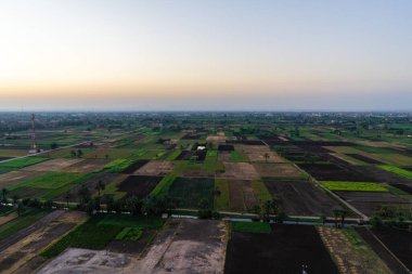 Sıcak Hava Balonu. Luxor, Mısır. Yüksek kalite fotoğraf