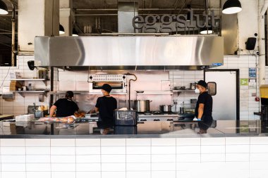 Los Angeles Merkez Pazarı. Yüksek kalite fotoğraf