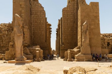 Karnak Tapınağı. Luxor, Mısır Yüksek Kaliteli Fotoğraf