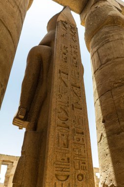 Karnak Tapınağı. Luxor, Mısır Yüksek Kaliteli Fotoğraf