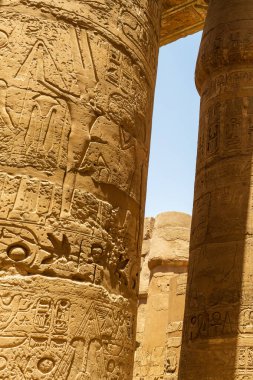 Karnak Tapınağı. Luxor, Mısır Yüksek Kaliteli Fotoğraf