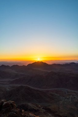 Mt. Sina Mısır. Yüksek kalite fotoğraf