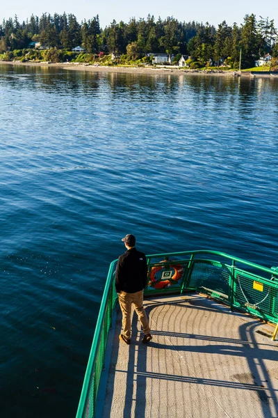 Bainbridge Island Ferry Högkvalitativt Foto — Stockfoto