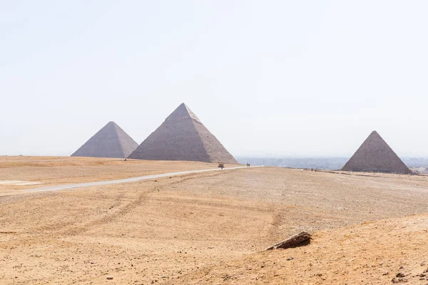 Giza Piramitleri Mısır Yüksek Kaliteli Fotoğraf — Stok fotoğraf