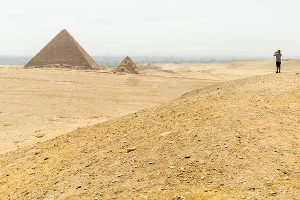 Giza Pyramids Egypt High Quality Photo — стокове фото