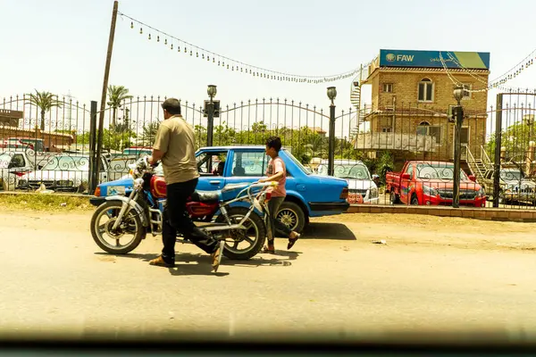 Giza Street Photography Egipto Fotos Alta Calidad —  Fotos de Stock