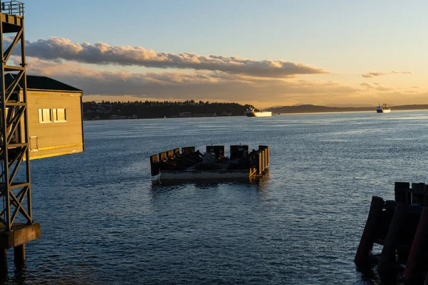 Seattle Skyline 'da. Yüksek kalite fotoğraf