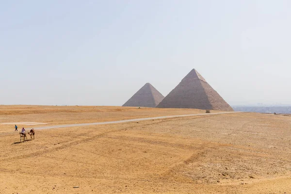 Pirâmides Gizé Egito Foto Alta Qualidade — Fotografia de Stock