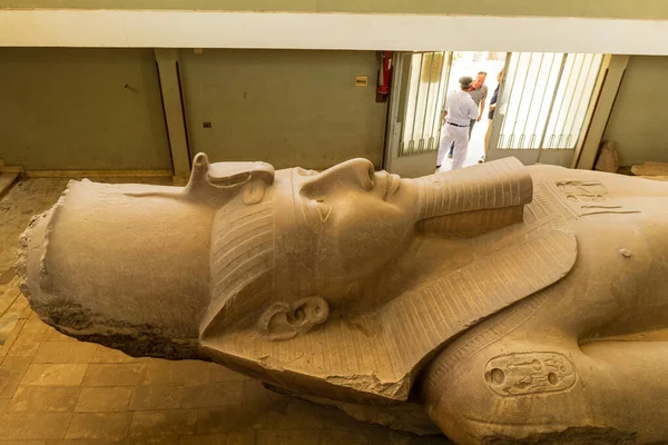 Ramsés Temple Memphis Egito África — Fotografia de Stock