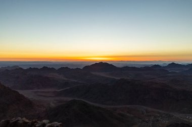 Mt. Sina Mısır. Yüksek kalite fotoğraf