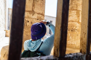 Luxor Tapınağı Luxor Mısır. Yüksek kalite fotoğraf