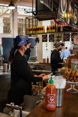 Los Angeles Merkez Pazarı. Yüksek kalite fotoğraf