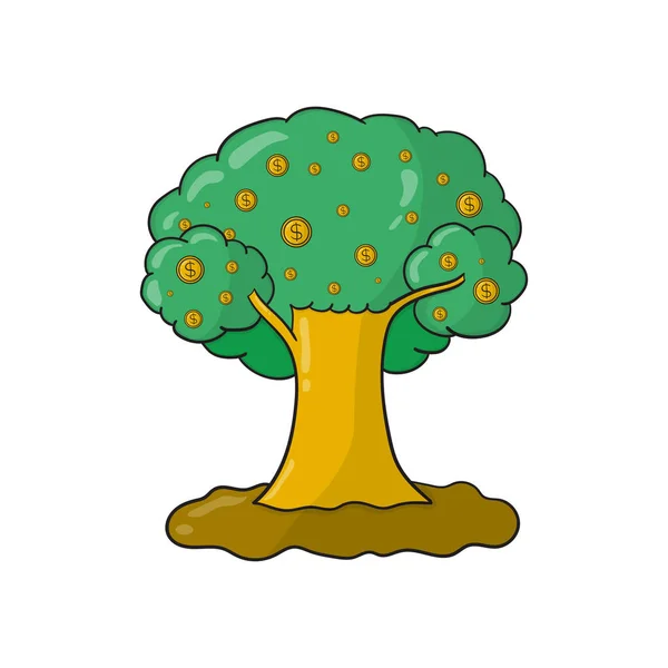 Tree Wealth Big Money Maker — Wektor stockowy