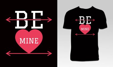 Valentine Tişört Tasarımı 