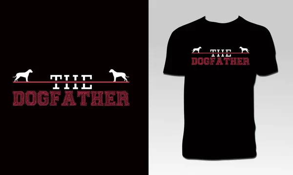 Diseño Camiseta Del Amante Del Perro — Vector de stock