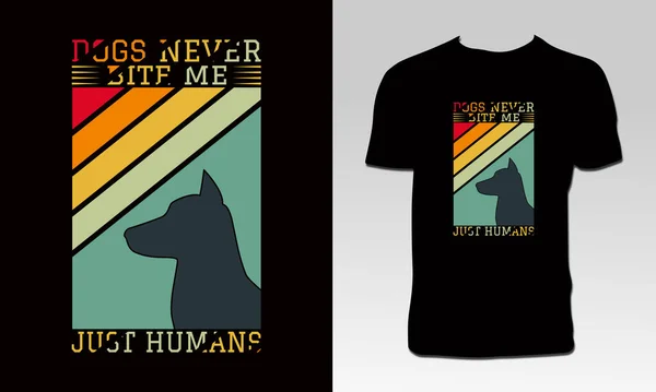 Koszulka Dog Lover Projekt — Wektor stockowy
