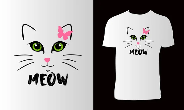 Kedi Tişörtü Tasarımı 