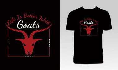 Keçi Tişörtü Tasarımı 