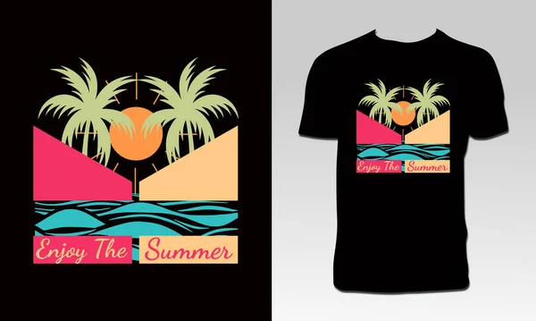 Yaz Aşığı Tişört Tasarımı 