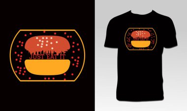 Burger T-Shirt Tasarımı 