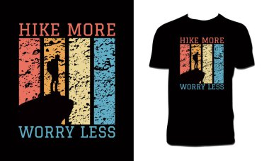 Yürüyüş Macerası T-shirt Tasarımı 
